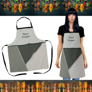 Moderne keukenstijl all-over print apron schort