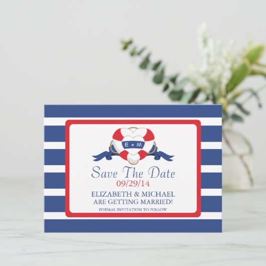 Moderne keuzeboei bespaart de datum kaart (Staand voorkant)