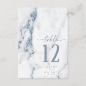 Moderne kiezeltabel nummer blauw ID816 Kaart (Voorkant)