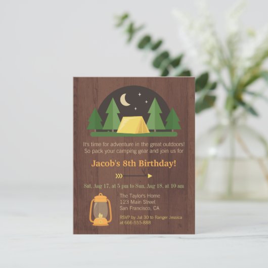 Moderne Kinder campagnefeestdagen Kaart (Staand voorkant)