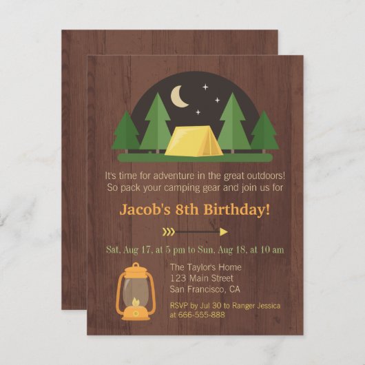 Moderne Kinder campagnefeestdagen Kaart (Voorkant / Achterkant)