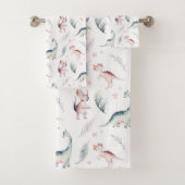 Moderne Kinder dinosauruspatroon Bad Handdoek (Insitu)
