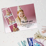 Moderne Kinder foto Verjaardag dank u Briefkaart<br><div class="desc">Het sturen van uw gasten een extra speciale bedankpas is een zinvolle manier om uw waardering en dankbaarheid voor hun geschenken en aanwezigheid op uw grote evenement te shows. Of u nu een verjaardagsfeest, doop, baby shower of een ander feest organiseert, uw gasten verdienen een oprechte manier om uw bedankt...</div>