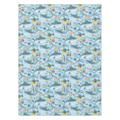 Moderne Kinder kinderen Verjaardagshaai Party Boys Tafelkleed (Voorkant)