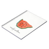 Moderne Kinder leraar handleiding watermeloen Notitieboek (Linkerzijde)