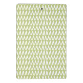 Moderne Kinder leraar kleurrijke regenboogkleuren Mini Klembord (Achterkant)