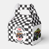 Moderne Kinder Monster Trucks Verjaardagsfeest Bedankdoosjes