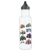 Moderne Kinder monstertrucks Waterfles (Rechts)