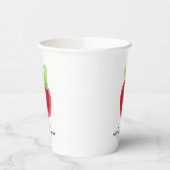 Moderne Kinder schoolleraar handleiding Apple Papieren Bekers (Links)