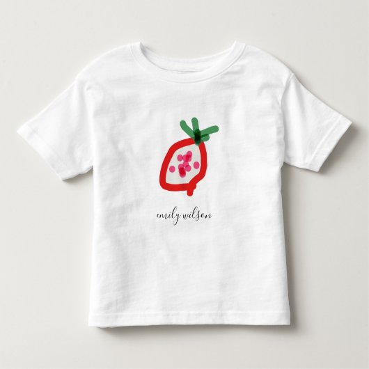 Moderne Kinder schoolleraar met handtekening Drake Kinder Shirts (Voorkant)