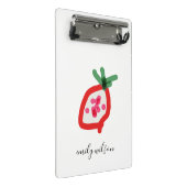 Moderne Kinder schoolleraar met handtekening Drake Mini Klembord (Schuin)