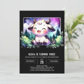 Moderne Kinderen Koe Verjaardag Kaart (Staand voorkant)