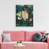 moderne kindermisbruik canvas afdruk (Insitu (Woonkamer))