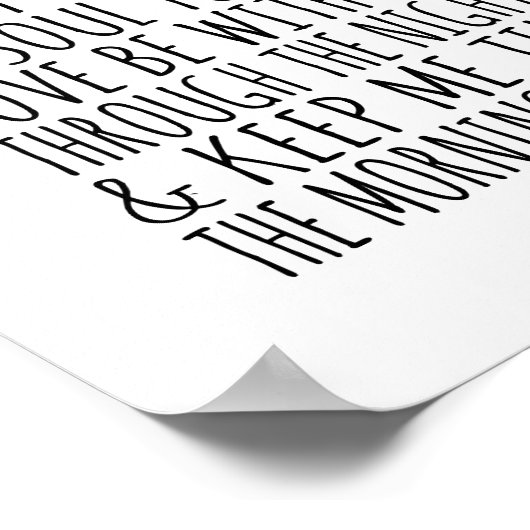 Moderne kinderwagen drukt kinderbedtijd af poster (Hoek)