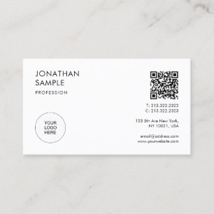 Moderne klant Professionele Elegante Minimalist Visitekaartje