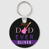 Moderne klas beste vader ooit vaderdag sleutelhanger (Achterkant)