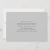 Moderne Klas van 2026 Foto Afstudeerfeest Kaart (Achterkant)