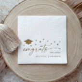 Moderne Klas van 2026 Gefeliciteerd Afstudeerfeest Folie Servetten