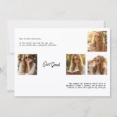 Moderne klas van 2026 Multi-foto-afstudeerders Aankondiging (Achterkant)