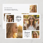 Moderne klas van 2026 Multi-foto-afstudeerders Aankondiging (Voorkant / Achterkant)