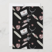 Moderne klasse 2023 Ziekteverzekeraar Afstuderen p Kaart (Achterkant)