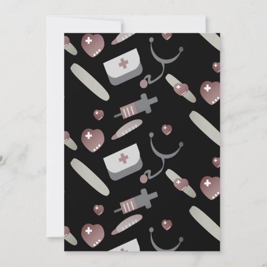 Moderne klasse 2023 Ziekteverzekeraar Afstuderen p Kaart (Achterkant)