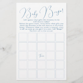 Moderne Klasse Minimalistische Baby Bingo Game Fly