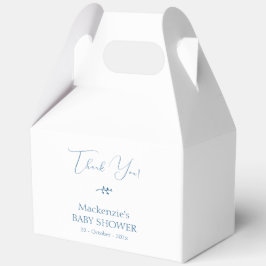 Moderne Klasse Minimalistische Baby Shower Bedankdoosjes