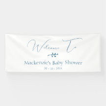 Moderne Klasse Minimalistische Baby Shower Horizon