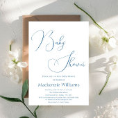 Moderne Klasse Minimalistische Baby Shower Kaart