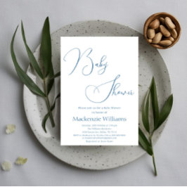 Moderne Klasse Minimalistische Baby Shower Kaart
