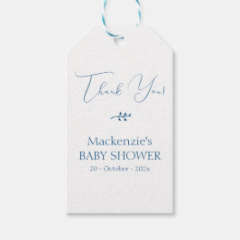 Moderne Klasse Minimalistische Babyborrel Cadeaulabel