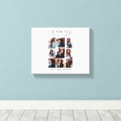 Moderne klasse van 2019 foto-afstuderen aankondigi canvas afdruk (Insitu (Houten vloer))