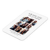 Moderne klasse van 2019 foto-afstuderen aankondigi magneet (Linkerzijde)