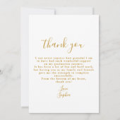 Moderne klasse van 2023 Afstuderen - Hartelijk dan Bedankkaart (Achterkant)