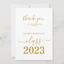 Moderne klasse van 2023 Afstuderen - Hartelijk dan Bedankkaart