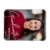 Moderne Klasse van 2024 Afstuderen Aankondiging Magneet (Horizontaal)