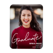 Moderne Klasse van 2024 Afstuderen Aankondiging Magneet (Verticaal)