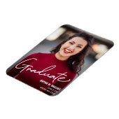 Moderne Klasse van 2024 Afstuderen Aankondiging Magneet (Linkerzijde)