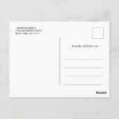 Moderne Klasse van 2024 Graduation Party Uitnodigi Briefkaart (Achterkant)