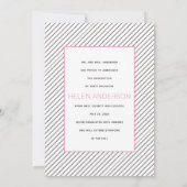 Moderne klasse van 2025 afstuderen roze foto aankondiging (Achterkant)