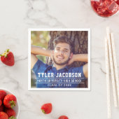 Moderne Klasse van 2025 Custom Afstuderen Foto Servet (Insitu)