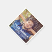 Moderne Klasse van 2025 Custom Afstuderen Foto Servet (Hoek)