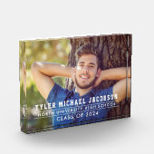 Moderne Klasse van 2025 Custom Afstuderen Fotoblokken (Links)