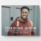Moderne Klasse van 2025 Custom Afstuderen Fotoplaat (Voorkant)