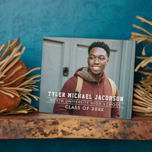 Moderne Klasse van 2025 Custom Afstuderen Fotoplaat