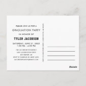 Moderne Klasse van 2025 Foto Graduation Party Briefkaart (Achterkant)