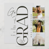 Moderne Klasse van 2025 Uitnodiging voor afstudeer (Voorkant / Achterkant)