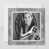 Moderne Klasse van 20XX, Foto, Topper Afstuderen Kaart (Achterkant)