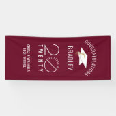 Moderne KLASSE VAN 20XX Moon Afstuderen deur Spandoek (Horizontaal)